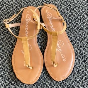 Tan sandals